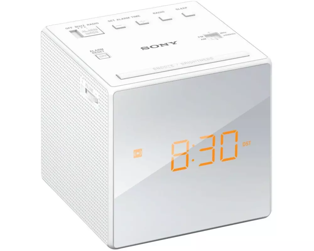 Sony Radiowecker ICF-C1 Weiss