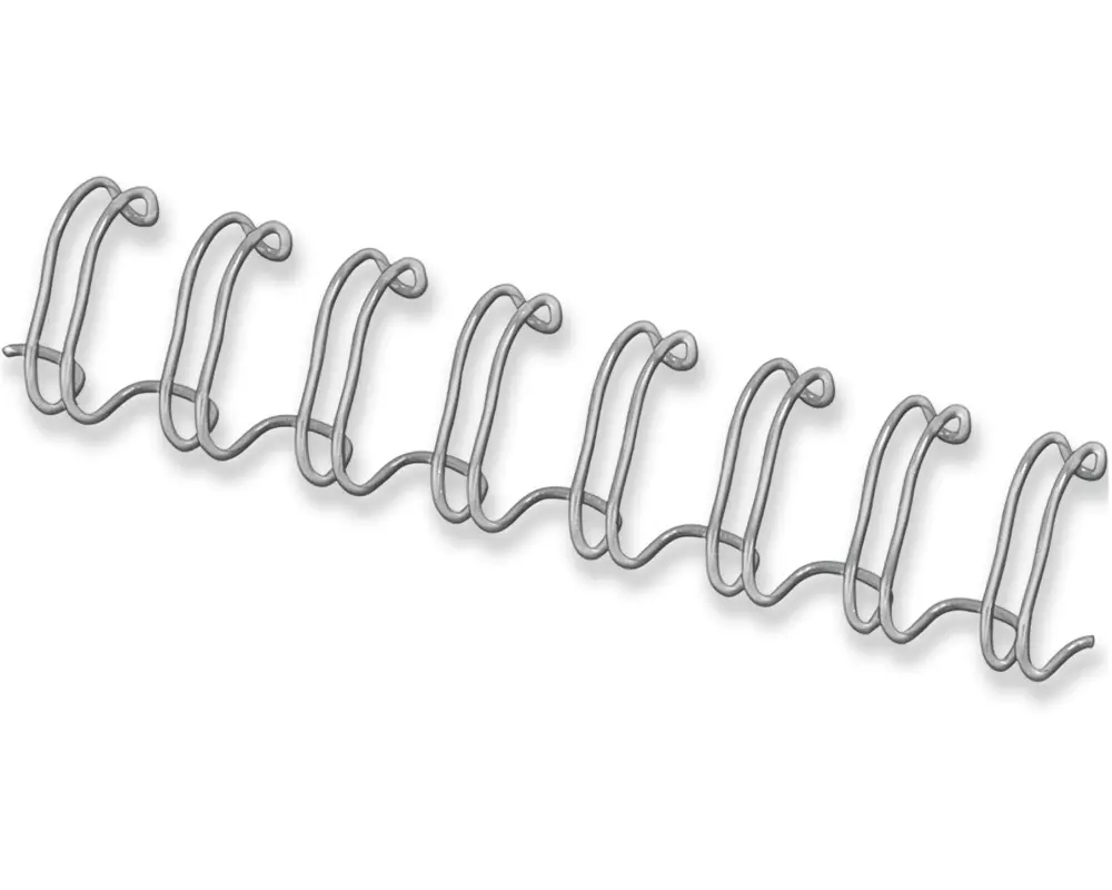 Fellowes Binderücken 8 mm Draht Silber, 100 Stück
