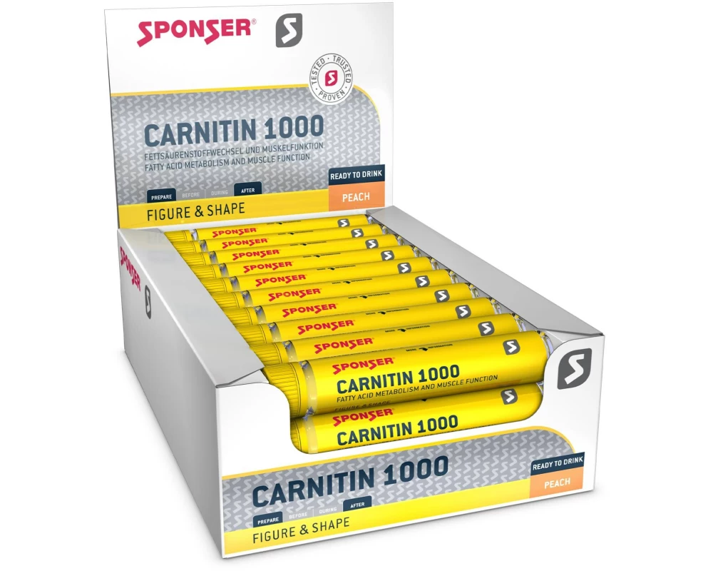 Sponser Nahrungsgel Carnitin 1000 30 Stück x 25 ml