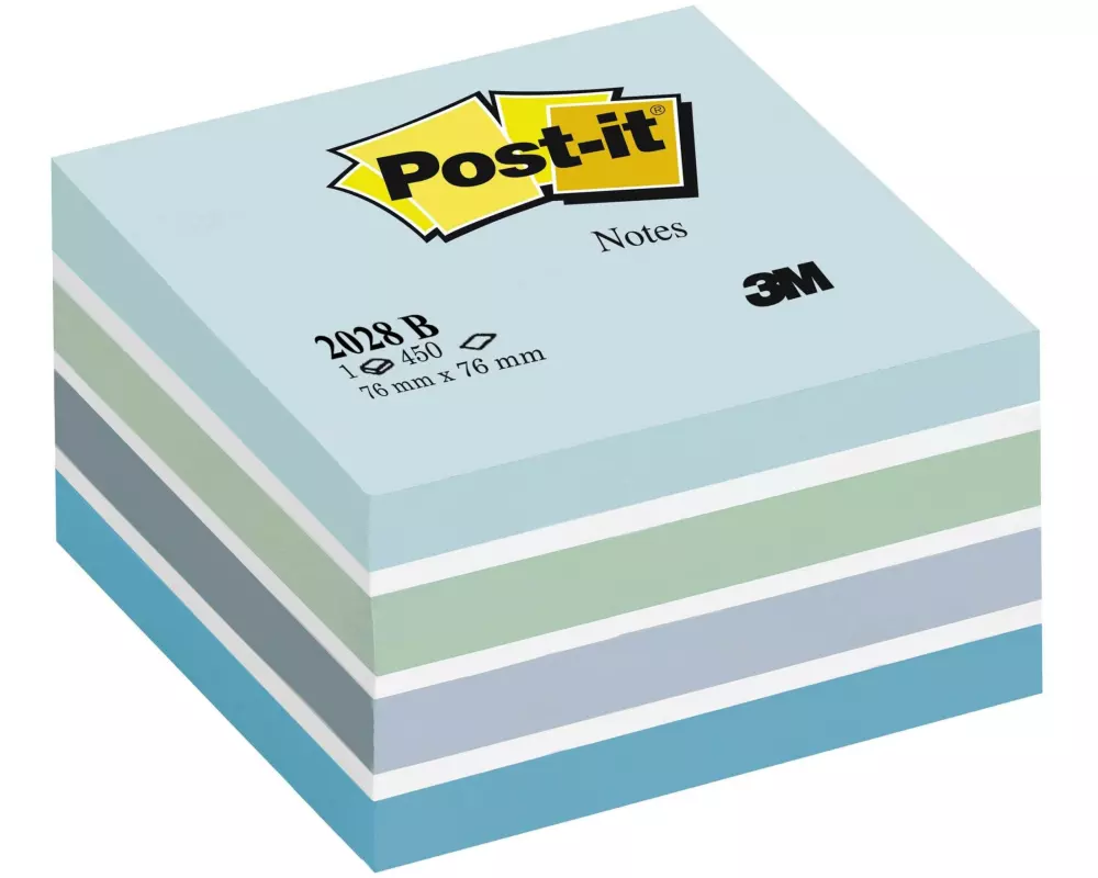 Post-it Notizzettel Post-it 7,6 x 7,6 cm Würfel Farbig