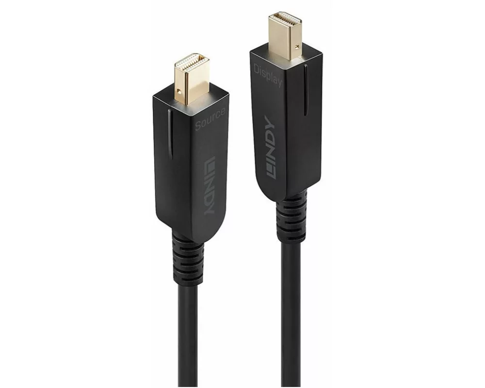 LINDY 50m Fibre Optic Hybrid Mini DP