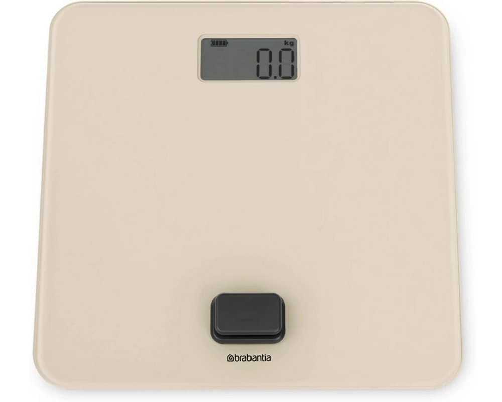 Brabantia Batterielose Personenwaagen Beige; Weiss