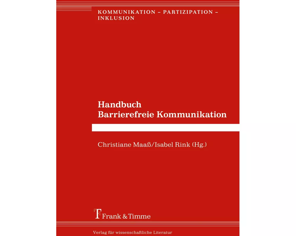 Handbuch Barrierefreie Kommunikation