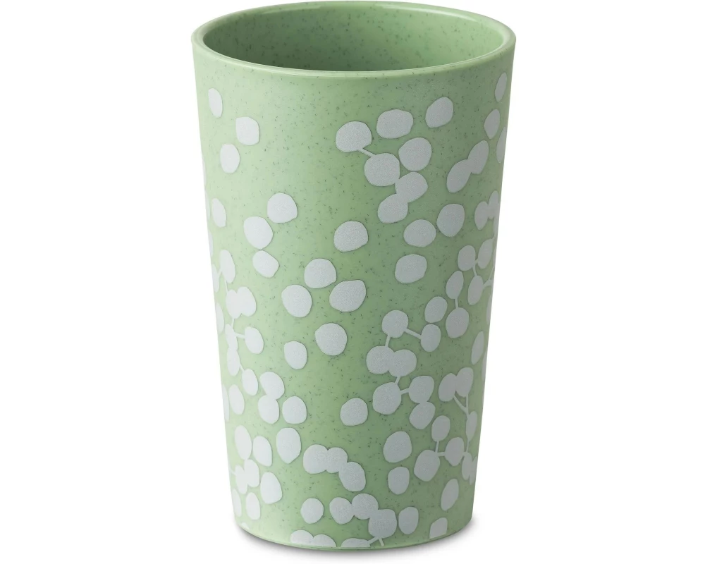Koziol Wasserbecher Blomster Dot 350 ml, Grün
