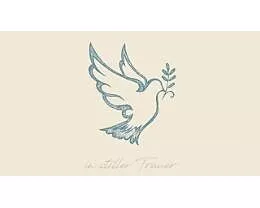 Doppelkarte Lichtblicke Trauer quer 2643.B