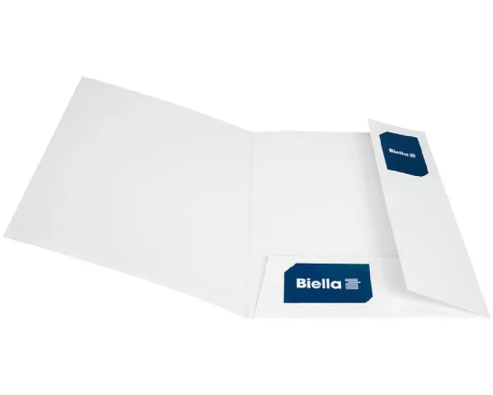 Biella Präsentationsmappe Pearl #1, A4, Weiss, 50 Stück