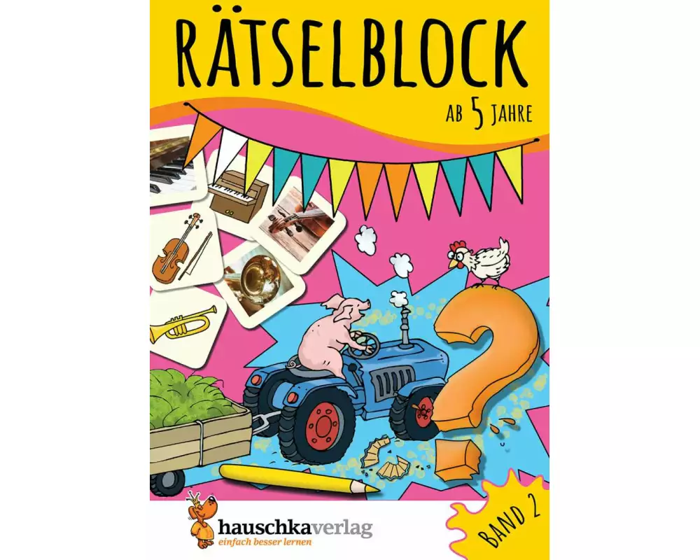Rätselblock ab 5 Jahre, Band 2, A5-Block
