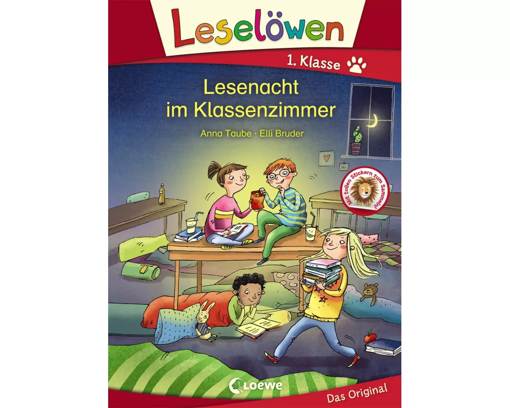 Leselöwen 1. Klasse - Lesenacht im Klassenzimmer