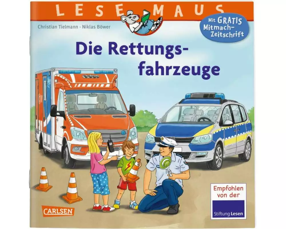 LESEMAUS 158: Die Rettungsfahrzeuge