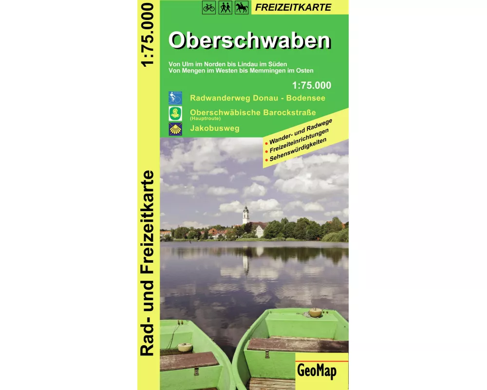 Oberschwaben - Wanderkarte