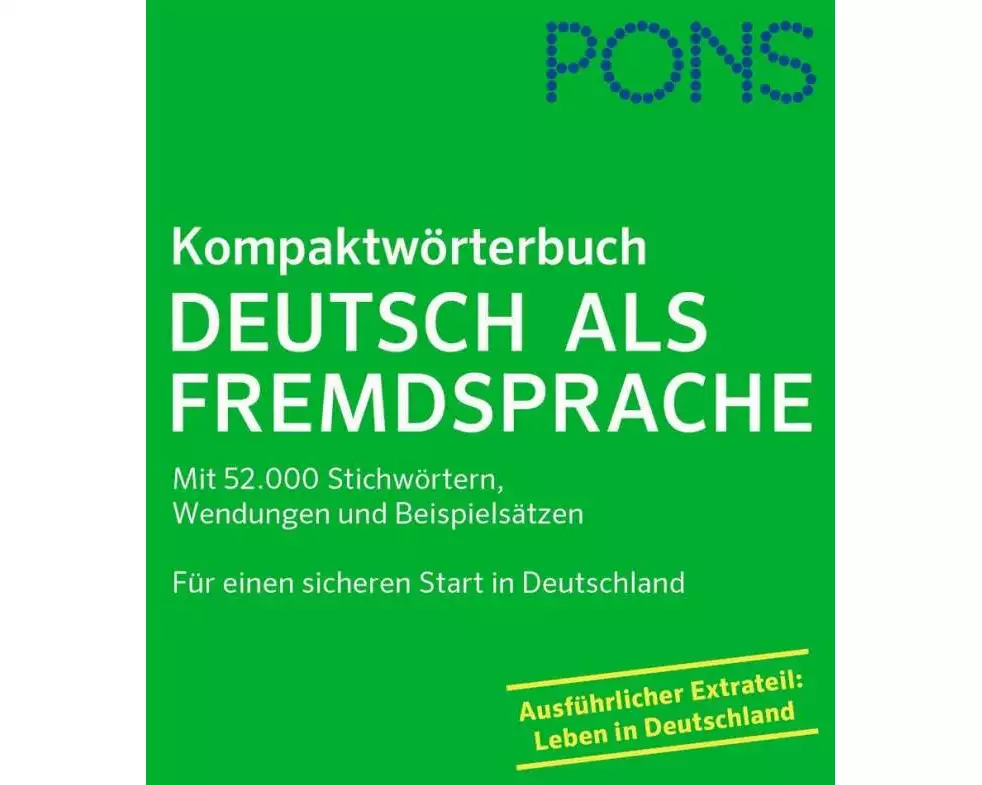 PONS Kompaktwörterbuch Deutsch als Fremdsprache