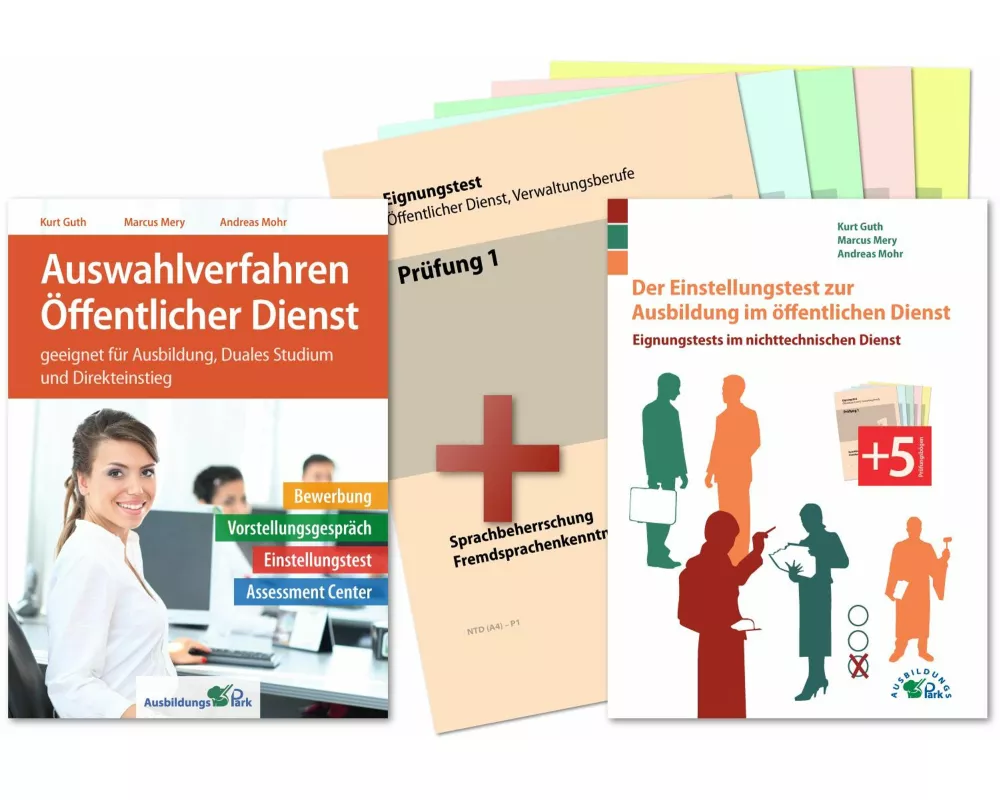 Auswahlverfahren und Einstellungstest Öffentlicher Dienst - alles in einem Paket