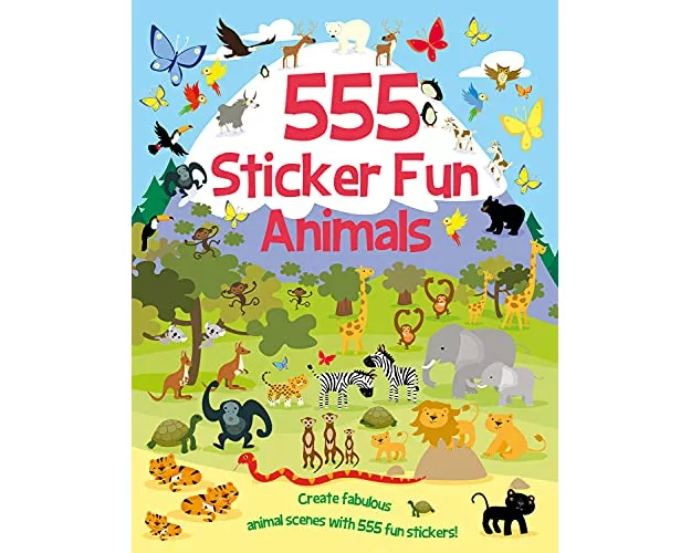 555 Sticker Fun - Animals Activity Book