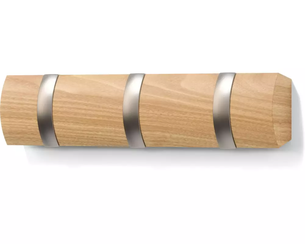 Umbra Wandgarderobe Flip 30 x 6 x 3 cm, Nature