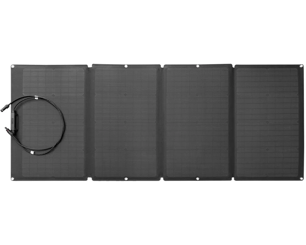 EcoFlow Solarpanel Monokristalin Modul, faltbar, Schwarz 160 W