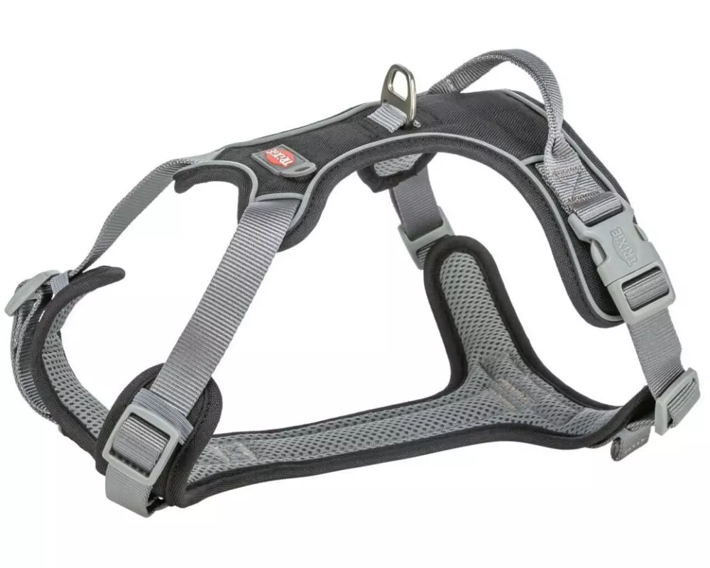 Trixie Geschirr Premium Active, S, Schwarz