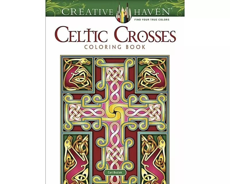 Creative Haven Celtic Crosses Coloring Book