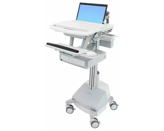 ERGOTRON Laptop-cart SLA, StyleView, SLA powered, 1 drawer 1x1, 17,3 inch, 9,1kg, adjustable 51cm, 66Ah Power System 2x33Ah 12V, EU