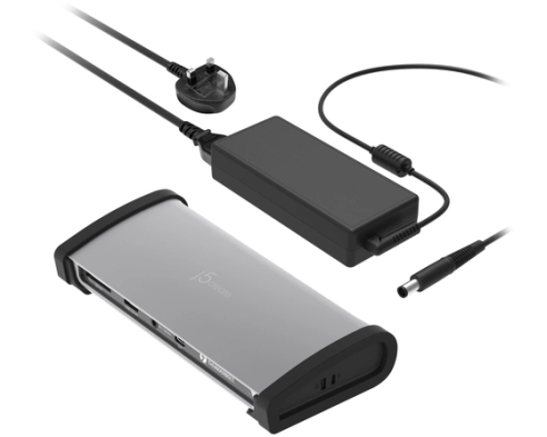 j5create Thunderbolt 4 Docking Station for Keyboard, Notebook, Headset, Desktop PC, Printer