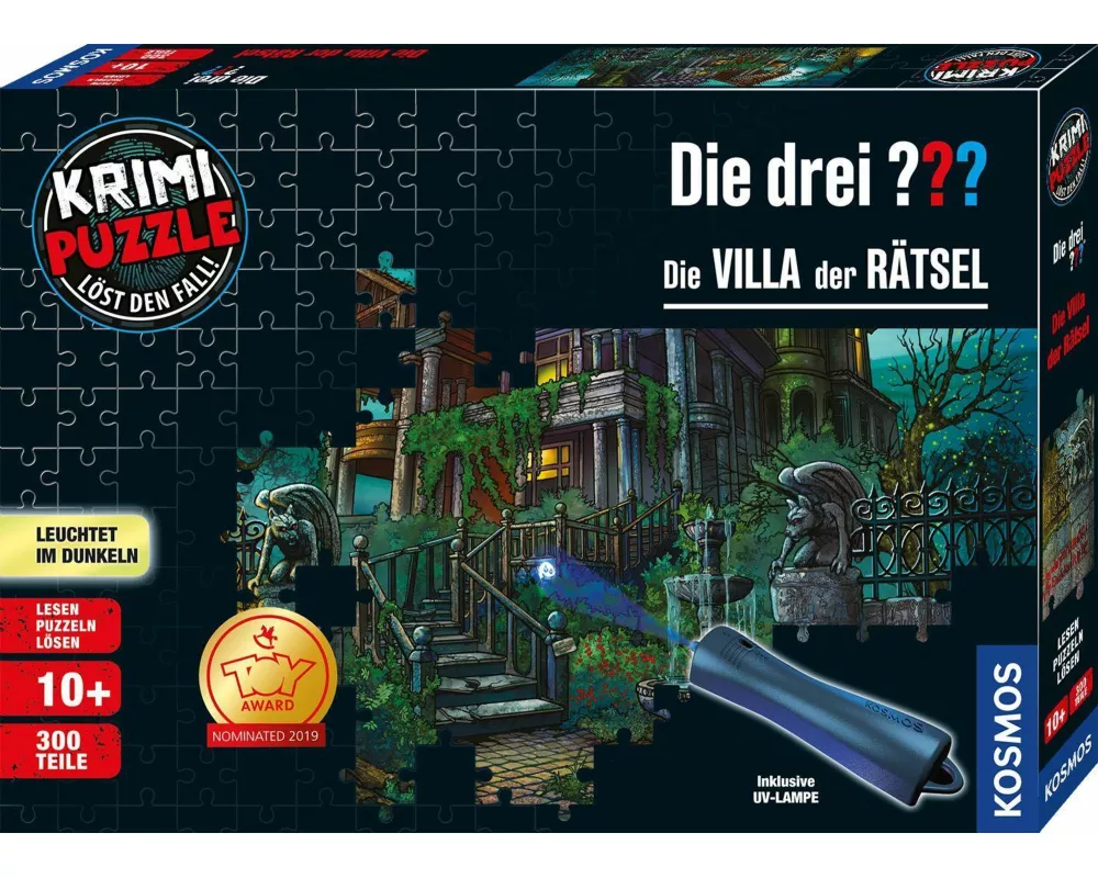 Krimipuzzle Die drei ??? Die Villa der Rätsel