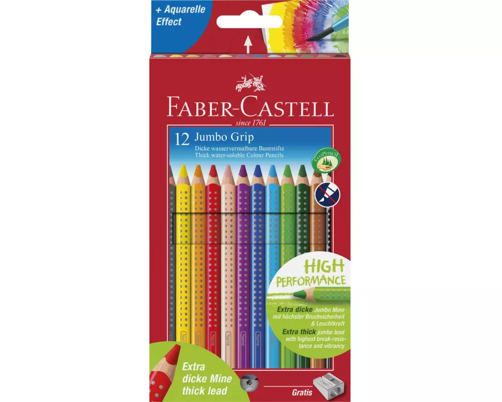 Faber-Castell Farbstifte Jumbo Grip 12 Stück