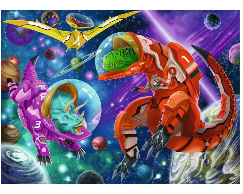 Ravensburger Puzzle Space Dinosaurs 200 XXL Teile