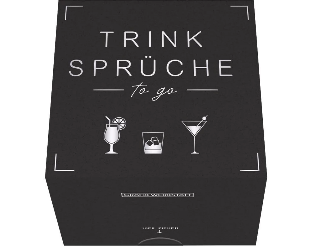 Grafik Werkstatt Message in a Box Trinksprüche to go