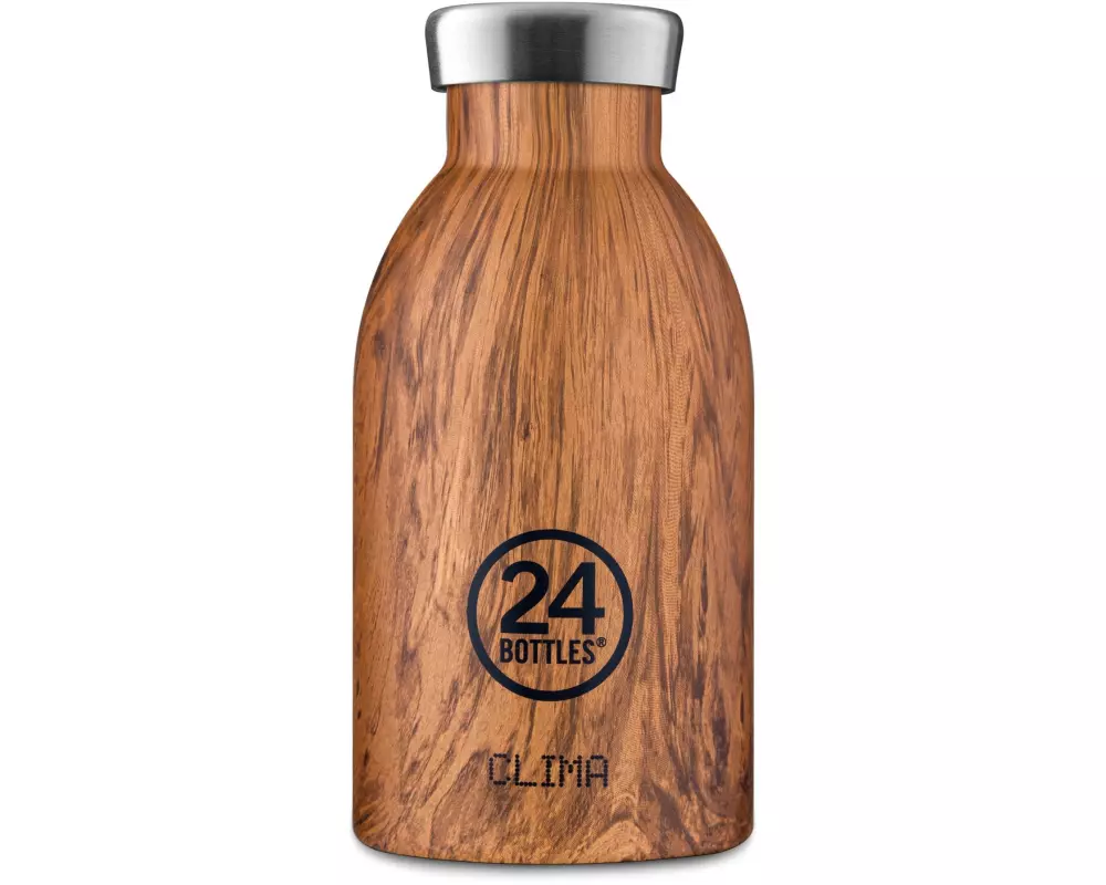 24Bottles Thermosflasche Clima 330 ml, Sequoia Wood