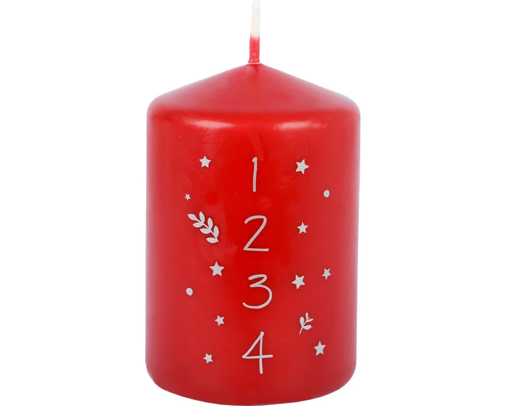 müller Kerzen Weihnachtskerze Advent, Rot