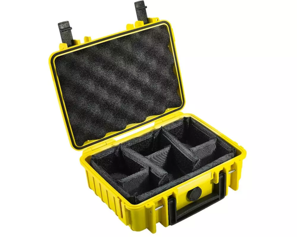 B&W Outdoor-Koffer Typ 1000 RPD Gelb