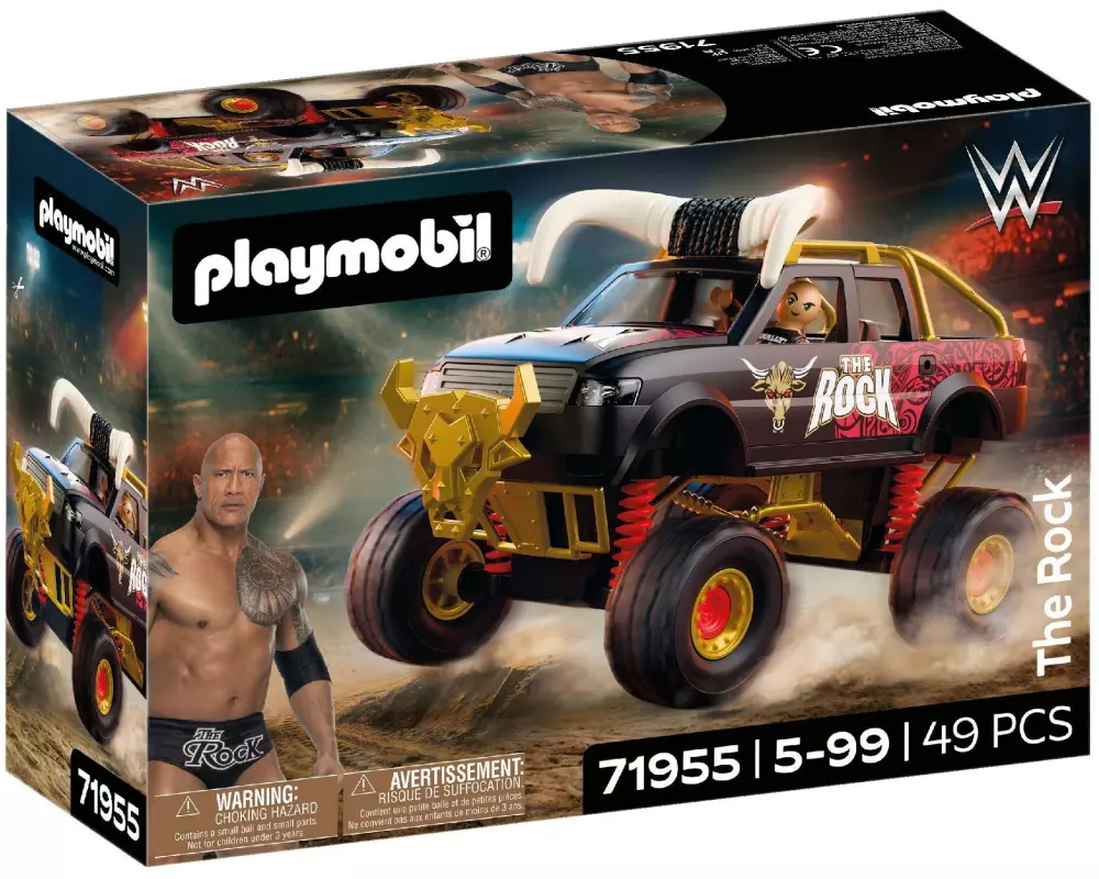 Playmobil WWE The Rock Monster Truck 71955