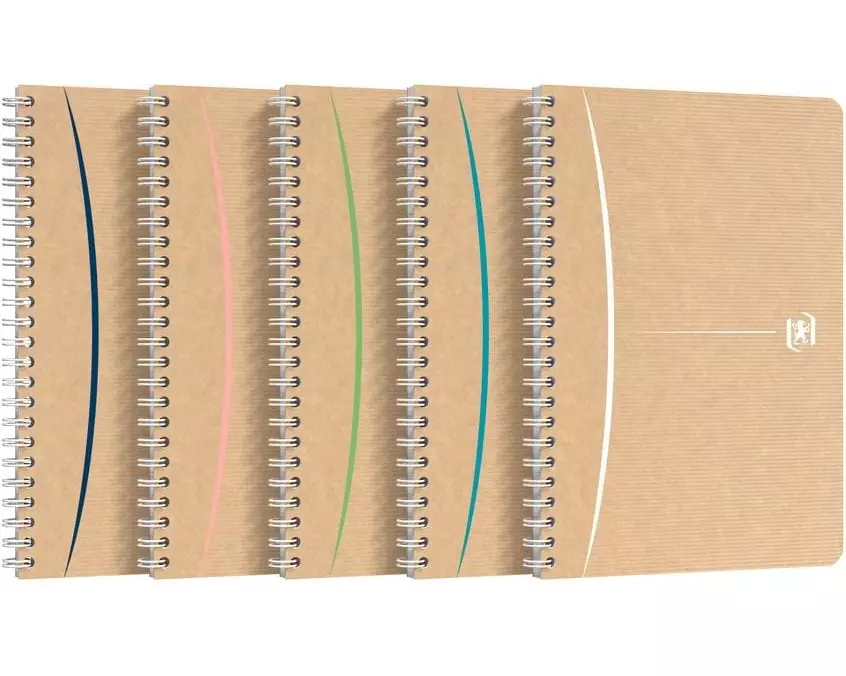 Oxford Notizheft A5, liniert, assortiert