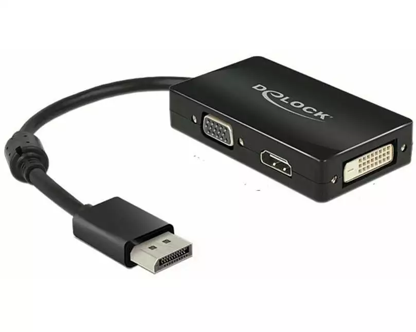Delock Multiadapter DisplayPort - DVI-I/HDMI/VGA