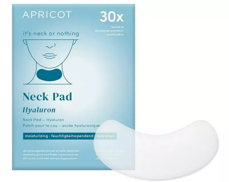Apricot Hals Pad mit Hyaluron 1 Stück, wiederverwendbar