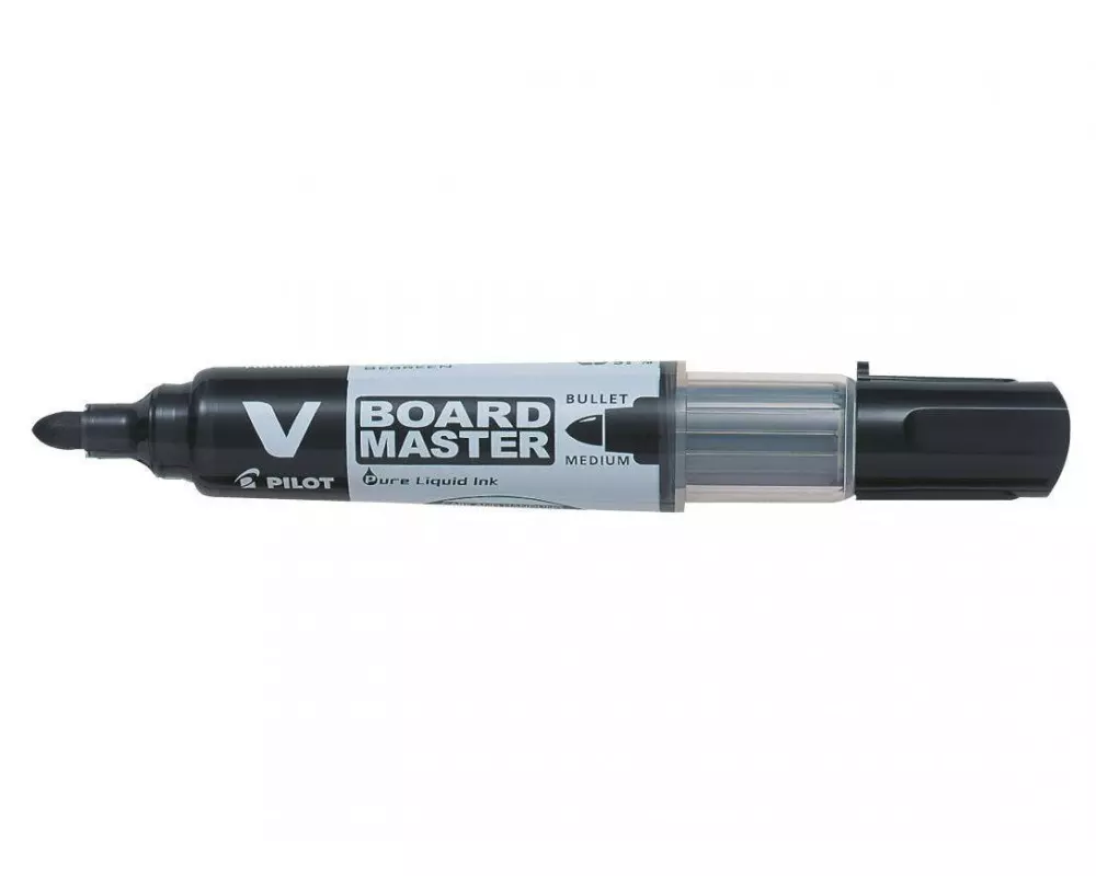 Pilot Whiteboard-Marker Schwarz, Rundspitze