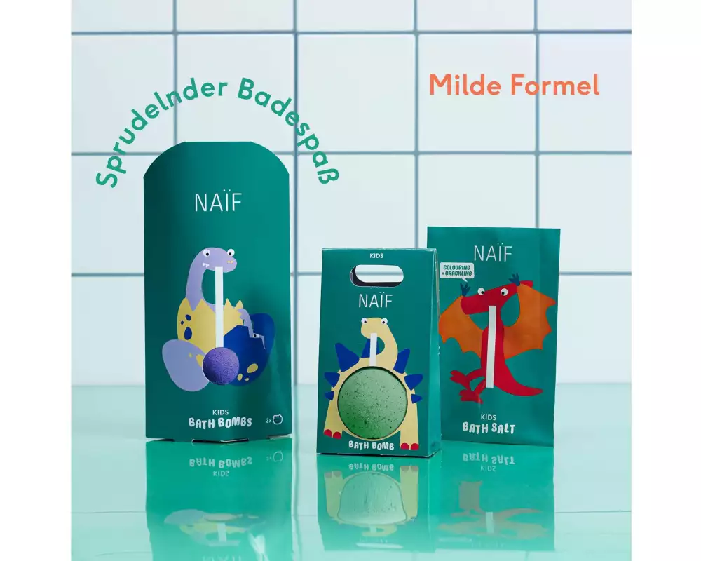 NAÏF Kids Bath Bombs 120 ml