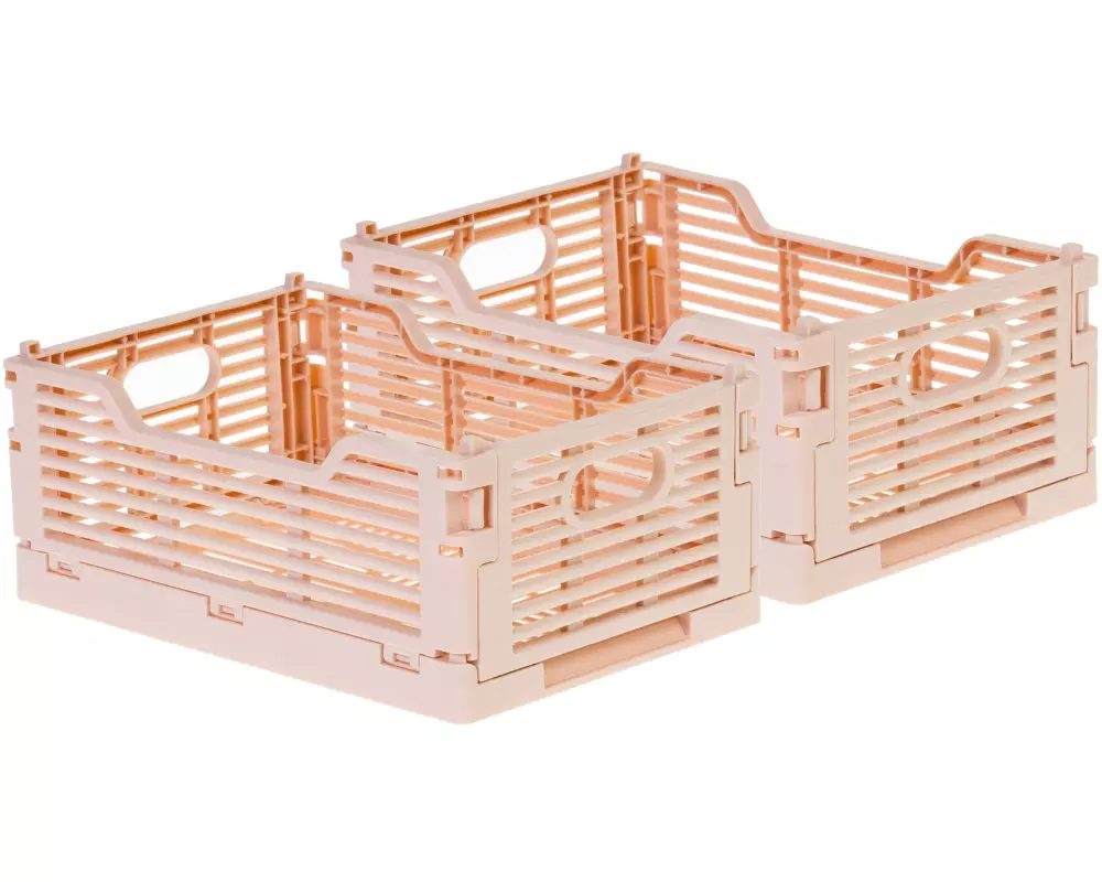 COCON Klappbox 22 x 15 x 9 cm 2 Stück, Rosa