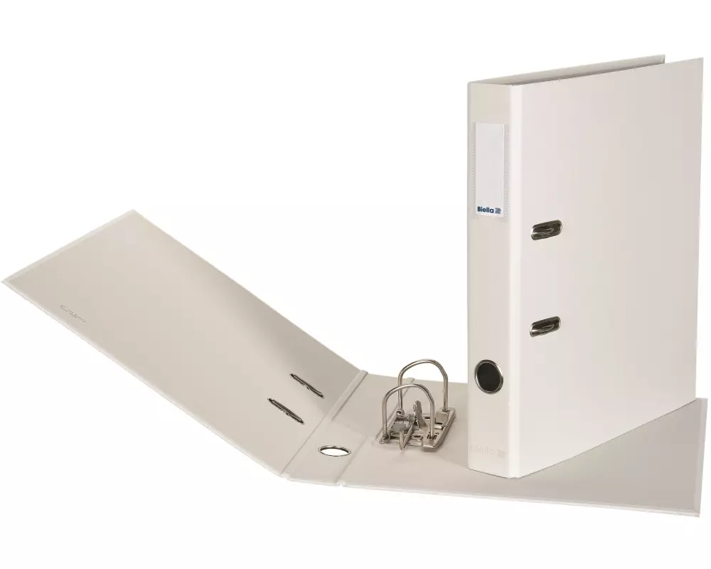 Biella Ordner Plasticolor A4 4 cm, Weiss