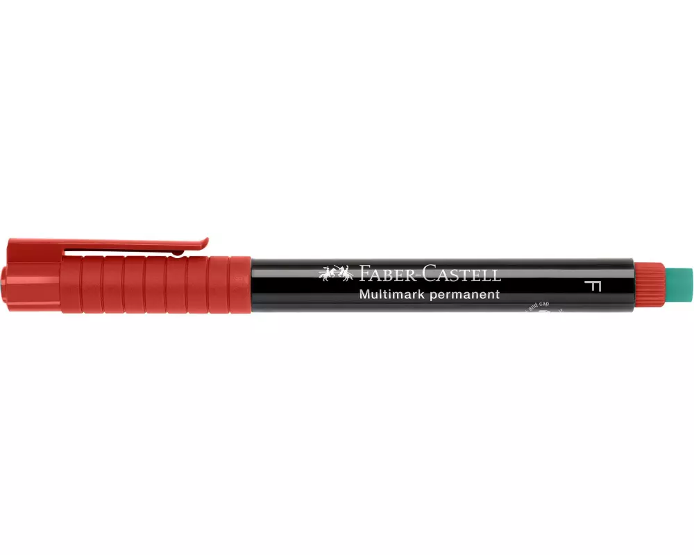 Faber-Castell Permanent-Marker Multimark F, Rot