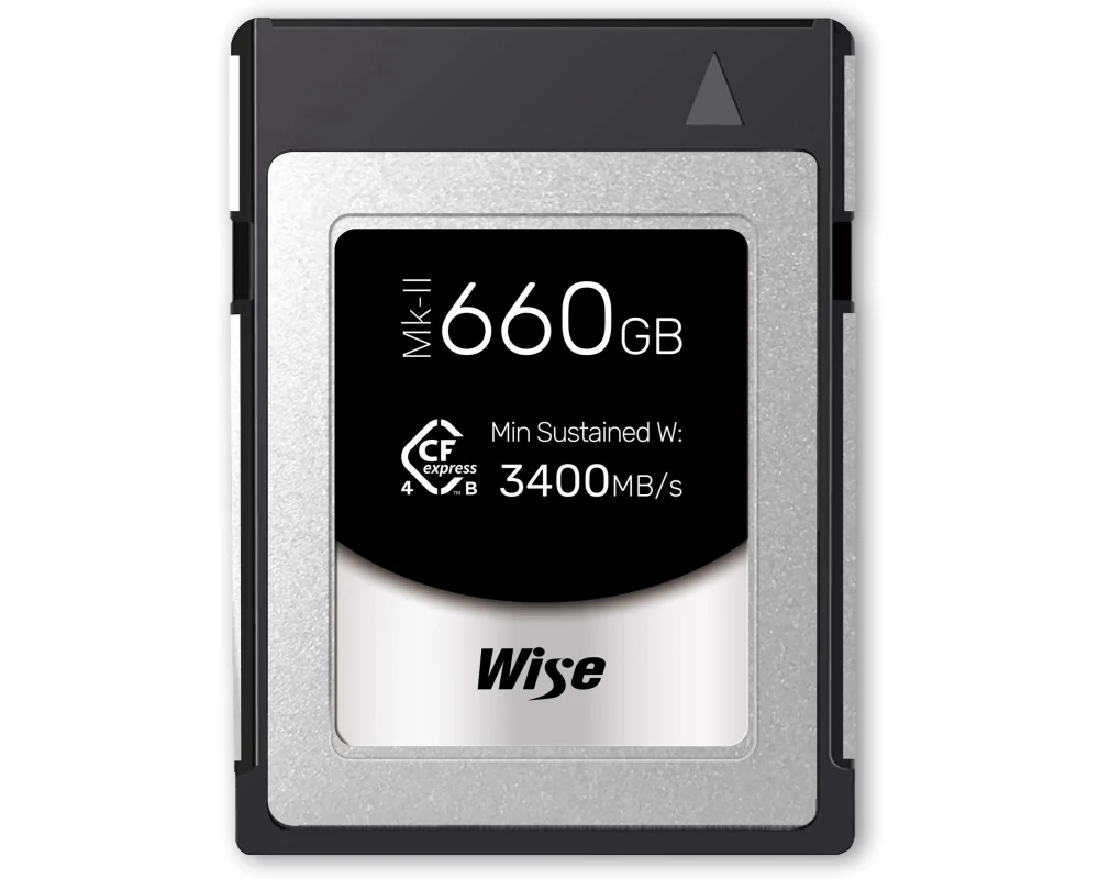 Wise CFexpress-Karte 4.0 Typ B PRO Mk-II 660 GB