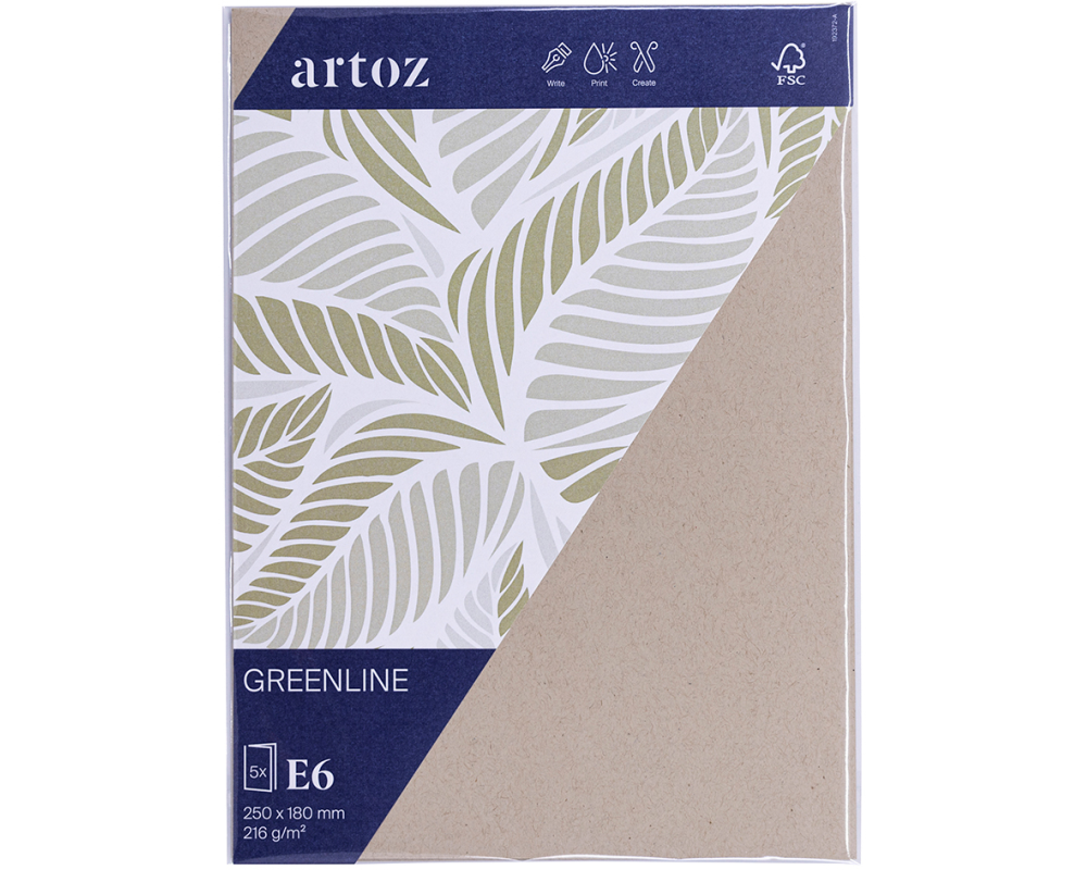 ARTOZ Karten 1001 E6 19237226-584 216g, desert 5 Blatt