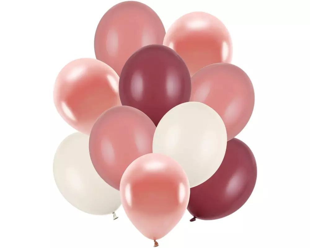 Partydeco Luftballon Set, Rosatöne,10 Stück