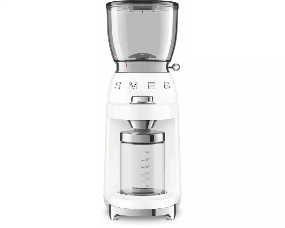 SMEG Kaffeemühle 50's Style CGF01WHEU Weiss