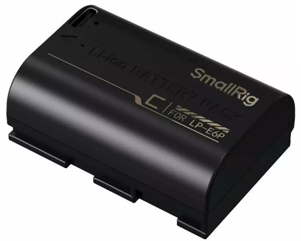 Smallrig Digitalkamera-Akku LP-E6P mit USB-C-Ladeanschluss, 2600 mAh
