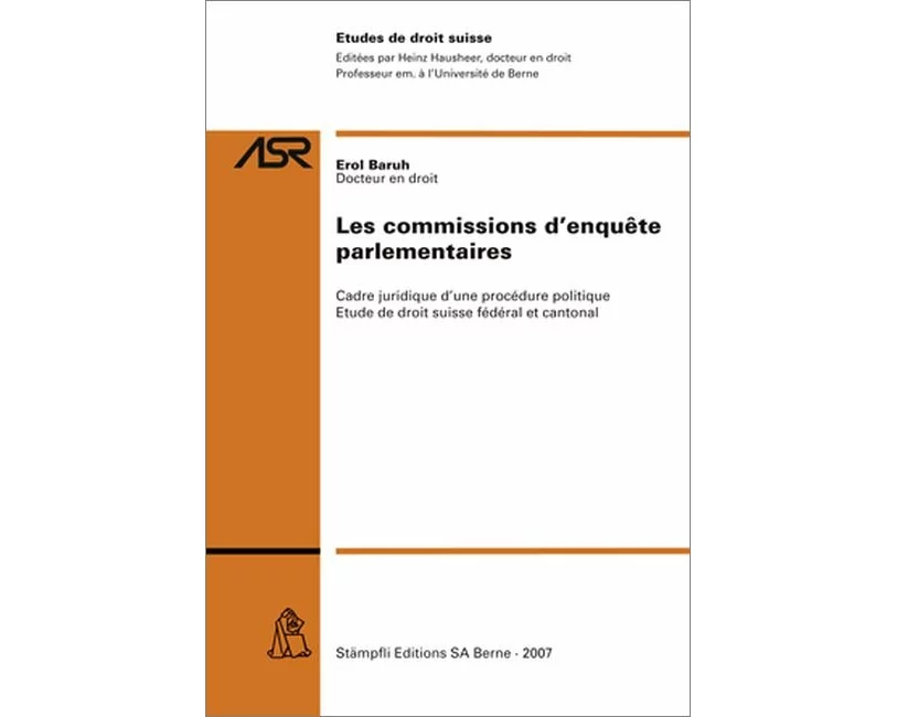 Les commissions d'enquête parlementaires
