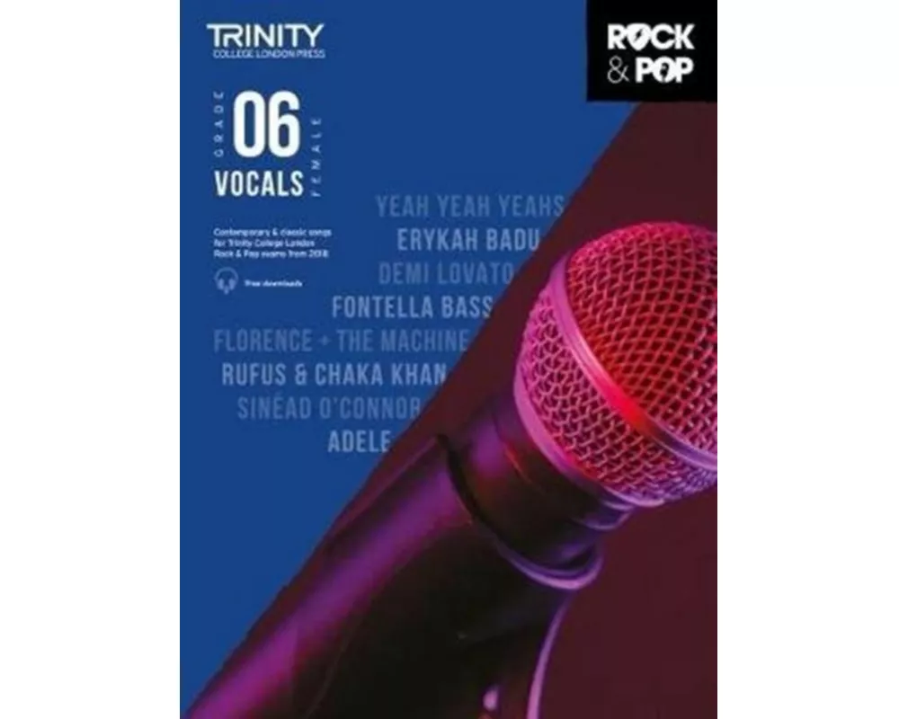 Trinity College London Rock & Pop 2018 Vocals Grade 6