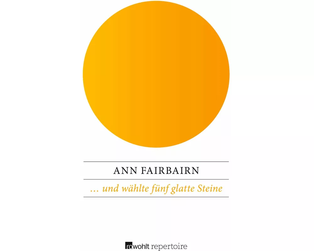 … und wählte fünf glatte Steine