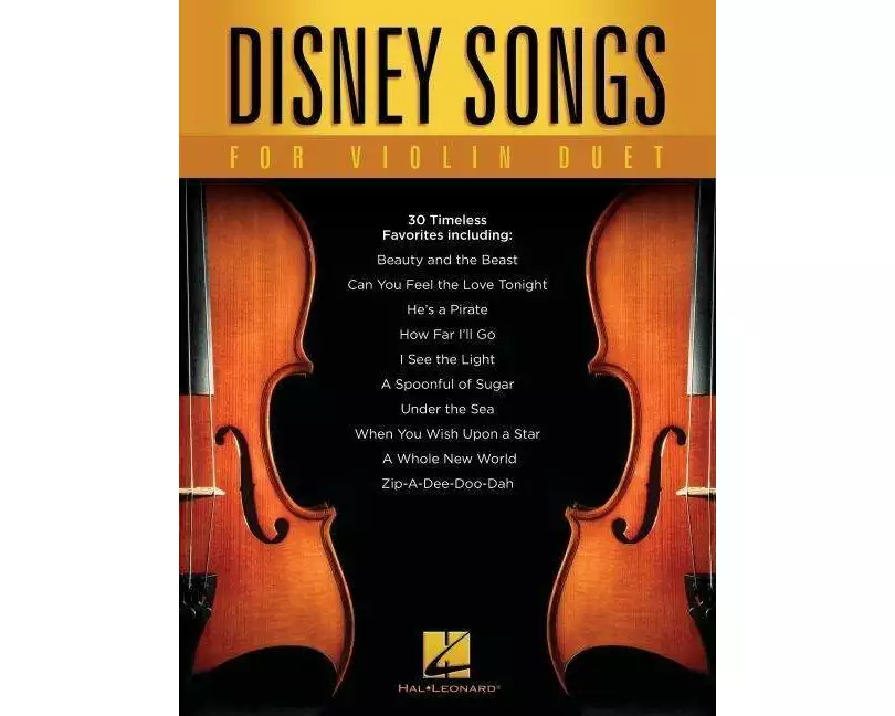 Disney Songs for Violin Duet