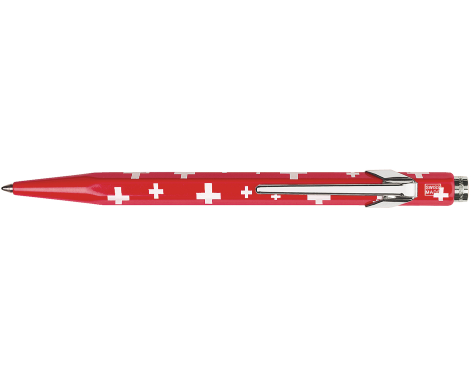 CARAN D'ACHE Kugelschreiber 849 Swiss 849.253 rot/weiss