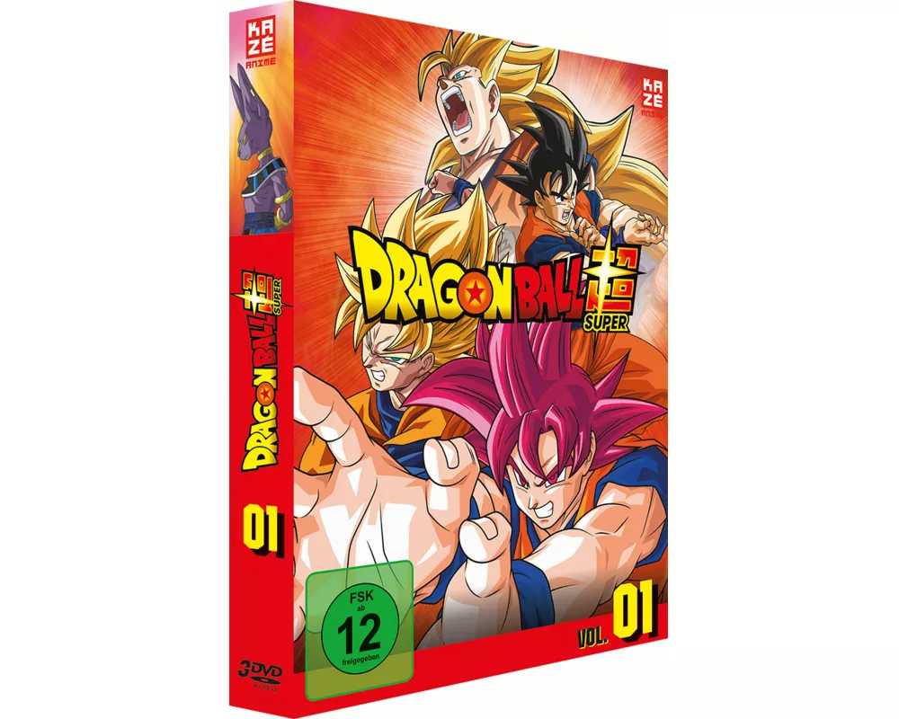 Dragonball Super - 1. Arc: Kampf der Götter - Episoden 1-15 (3 DVDs)
